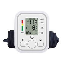 LTLGHY Blood Pressure Monitor, Upper Arm Digital Blood Pressure Machine with Large LCD Display, Adjustable Cuff for Home Use, Heartbeat Detector, Hypertension Indicator, 2 99 Memory Capacity