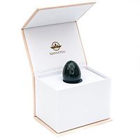 NativeYou Genuine Nephrite Jade Yoni Egg - Natural Kegel Exercise Weights - Predrilled, Single Egg Medium