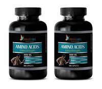 Bodybuilding Supplements Testosterone - Amino ACIDS 1000 mg Complex - Extra Strength - l-leucine Capsules - 2 Bottles 200 Capsules