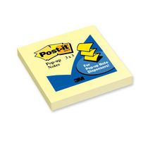 Post-it Pop-up Notes, Refill for Dispensers, 3 Inches x 3 Inches, Canary Yellow, 1 Pad (R330-YW)