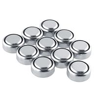 10pcs LR44 A76 Small Alkaline Battery Power Supply Button Battery Cell 1.5V