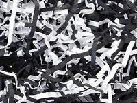 Buy All Store Heavy Duty Black & White Gift Basket Shred Crinkle Paper Grass Filler Bedding (4 Oz Bag)