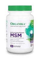 Organika MSM (Methyl-Sulfonyl-Methane), 1000 mg (90 Capsules)