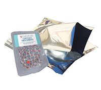 PackFreshUSA™ Gallon 5 Mil HD Mylar Bags with 500cc Oxygen Absorbers in 10-Packs with LTFS Guide (Pack of 10)