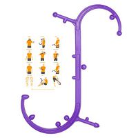 Sokiss Body Trigger Point Therapy Self Massage Tool - S-Shaped Trigger Point Massager Relieve Sore Back & Neck Muscle,Myofascial Release Tool & Deep Muscle Self Massage Stick(Purple)…