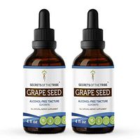 Grape Seed Tincture Alcohol-Free Liquid Extract, Organic Grape (Vitis Vinifera) Dried Seed (2x4 FL OZ)