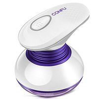 CONFU Lint Remover, Portable Sweater Fabric Fuzz Shaver Fabric Defuzzer for Clothes,Cotton Slippers,Sofa,Blanket,Curtain and More 1 Extra Replaceable Shave Blade Included(USB Rechargeable)