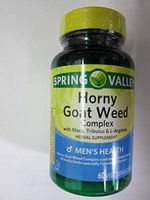 Spring Valley Horny Goat Weed Complex Men's Health, 60 Capsules (Pack of 2)