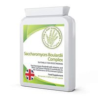 FIVE A DAY SUPPLEMENTS Saccharomyces Boulardii Complex 5 Billion CFU per Capsule - 90 Capsules - Probiotic - Added Olive Leaf Extract, Vitamin D3 and Biotin - Suitable for Vegetarian
