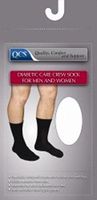 SCOTT SCOTT Diabetic Socks Crew Medium White (#1680 WHI MD, Sold Per Pair)