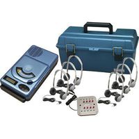 Hamilton Buhl 6 Person CD/MP3 Listening Center with Leatherette Cushion Personal Headphones
