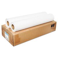 HP CH022A Everyday Matte Polypropylene Film, 8 mil, 2" Core, 24" x 100 ft, White, 2 Rolls