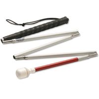 Ambutech Alum 5-Sec Folding Cane-Marsh Roller-64in
