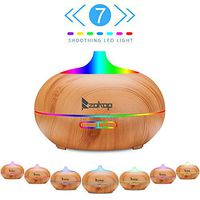 ZOKOP Diffuser,2468WF 110V 550ML RGB Aroma Diffuser without Controller Cool Mist Humidifier Ultrasonic Aroma Essential Oil Diffuser for Office Home Bedroom Living Room Study Yoga Spa