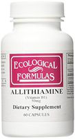 Ecological Formulas Allithiamine Vitamin B1 50 Mg, White, 60 Count