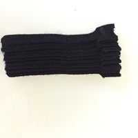 NTE Electronics 04-0640HL0 Nylon/Polypropylene Hook and Loop Cable Ties, 40 lb. Tensile Strength, 5.91" Length, 0.470" Width, Black (Pack of 10)