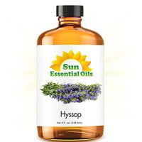 Hyssop Essential Oil (Huge 8oz Bottle) Bulk Hyssop Oil - 8 Ounce