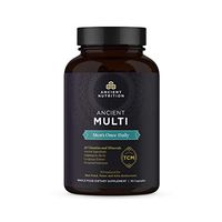 Ancient Multi Men’s Once Daily - Multi Vitamin & Immune Support, Adaptogenic Herbs, Paleo & Keto Friendly, 30 Capsules