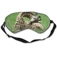 Sleep Mask Giraffe Eye Cover Blackout Eye Masks,Breathable Blindfold