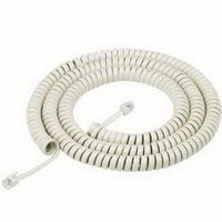 AUDIOVOX TP282ARV Modular Handset Cord, 25-Feet, Almond