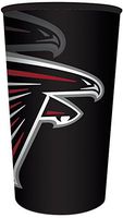 Creative Converting Officially Licensed NFL Plastic Souvenir Cups, 20-Count, 22-Ounce, Atlanta Falcons