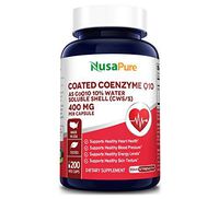 CoQ10 400mg 200 Veggie Caps (Non-GMO & Gluten Free) Coenzyme Q10 Supplement Pills, Antioxidant CO Q-10 Enzyme, Coq 10 for Healthy Blood Pressure & Heart