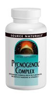 Source Naturals Pycnogenol Complex 50mg Anti-Infammatory Antioxidant Formula Rich In Flavonoids, Proanthocyanidins & Vitamin C A Bodies' Natural Defense Packed with 1,000mg Added Vitamin C - 120 Tablets