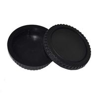 BGOO Dustproof Rear Lens Cover + Camera Body Front Cap for Canon EOS EF EF-S DSLR SLR Lens