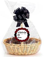 Dark Red 2Pack Designer Cello Bags/Tags/Bows Cellophane Jumbo Gift Basket Packaging Bags Flat 30" x 40"