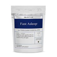 Objective - Fast Asleep Non-Melatonin Sleep Chocolate Mints with Saffron and GABA - 30 Pieces