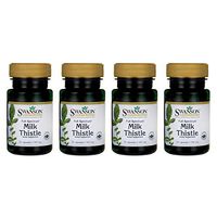 Swanson Full Spectrum Milk Thistle 500 Milligrams 30 Capsules (4 Pack)