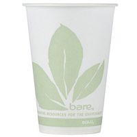 Dart Solo R7BB-JD110 Bare Eco-Forward 7 oz. Wax Treated Printed Paper Cold Cup - 100/Pack