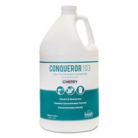 Fresh Products - Conqueror 103 Odor Counteractant Concentrate, Cherry, 1 gal Bottle, 4/Carton - Sold As 1 Carton - Water-Soluble Deodorant Cleans, deodorizes, refreshes.