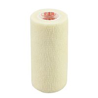 Pack of 3 Rolls Waterproof Self Adhesive Bandage Tape Finger Joints Wrap Sports Care (4 inch*6yds, White)