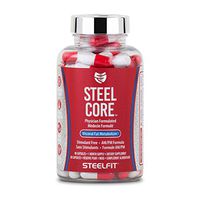 SteelFit Steel Core - Stimulant Free Fat Burner - Turn Fat to Energy - Target Belly Fat - Boost Metabolism - Reduce BMI - Appetite Suppressant - Weight Loss Supplement - 90 Count, 1 Month Supply