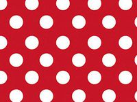 Classic Wrap - Cherry Dots 30"x417' Gift Wrap Half Ream Roll (1 roll) - Wraps -M4194H30