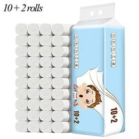 LING® Toilet Paper is Soft Comfortable 5 Layers Thickened Native Wood Pulp Skin Friendly Paper Roll is Easy Decompose Suitable Workshop Restaurant Family Bathroom