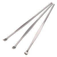 3pcs Steel Silver EarPick Ear Pick Ear Wax Removal Cleaner Home Health Care Tool
