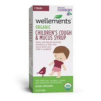Wellements Organic Kids Cough, 4 Fl Oz, Free from Dyes, Parabens, Preservatives
