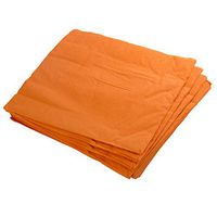 Exquisite 50 Pack of Beverage Paper Napkins The 2 Ply Party Napkins are Highly Absorbent of Vibrant Colors - Orange Napkins