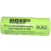 HQRP Rechargeable 3.6V 750 mAh Ni-Cd Battery + HQRP Coaster