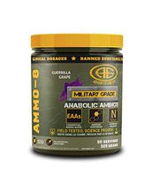 Ammo-8 - Essential Amino Acids (EAAs) Powder, 1 Selling EAA Formula, Sparks Muscle Growth - Grape - 50 Servings
