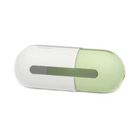 [ABLUE] Power Capsule Premium Multi-tap, Cable Management Box/Size Adjustable/Desk, TV, Computer, USB Hub, Power Strips, Surge Protector, Cord System Cover & Hide (Green)