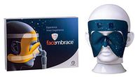 Facembrace Comfort Accessory with Eye Flap for Nasal CPAP Masks – No More Strap Marks, Dry Eyes, Skin Soreness – Washable, Compatible with Most Breathing Masks (Starry Sky, Large)