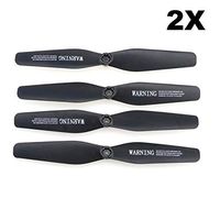 UUMART 8Pcs Propeller for JJRC H68 A20 Wide Angle Lens 720P HD Camera Quadcopter FPV Drone Spare Parts