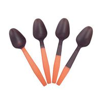 Crazy Color Changing Plastic Spoons Orange to Black When Cold - Colorful & Beautiful Birthday Party Spoons - Frozen Dessert Supplies - Made in USA! 25 Count