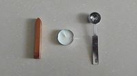 sealing wax Spoon and candle
