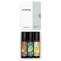 Edens Garden"OK For Kids" Roll-On 3 Set, Best 100% Pure Essential Oil Synergy Blend Aromatherapy Starter Kit (Child Safe 2+, Pre-Diluted & Ready To Use), 10 ml Roll-On