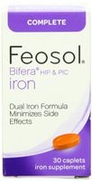 Feosol Complete with Bifera Supplements, 30 Count
