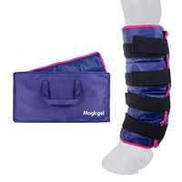 Horse Ice Pack - Cooling Leg Wraps for Hock, Ankle, Knee, Legs Boot and Hoove. (Single Ice Boot, by Magic Gel)